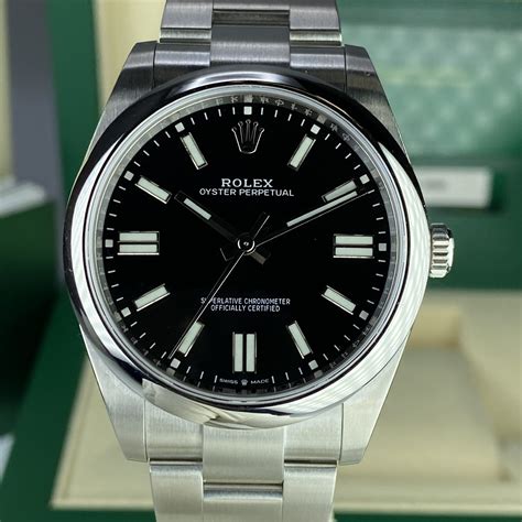 rolex oyster precision black dial|Rolex Oyster perpetual 41mm celebration.